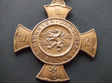 Wandelsportvereniging Willen is Kunnen (WIK) Dongen. Pinkstermarschen 25 en  40 Km